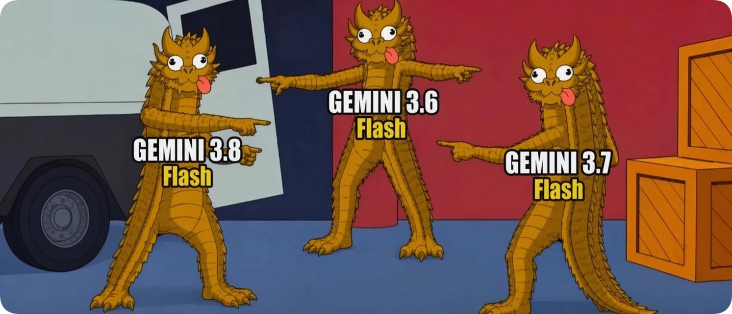 Gemini 3.8 Flash 光速发布：干活挺勤快，就是没开窍